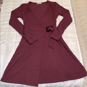 Like New Altar’d State Wrap Ribbed Dress! So cute!